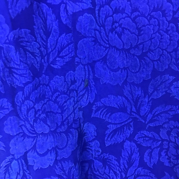 Spenser Jeremy Blue Floral Silk Dress - Picture 7 of 11